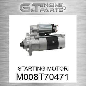 Mitsubishi Replacement M008t70471 Starting Motor Fits New Aftermarket