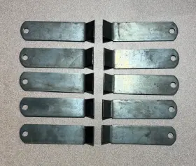 A-ef386 Mott One New 10 Pk Of Flail Mower Blades Plus 5 Clevis Pins A-ef386 Mott One New 10 Pk Of Flail Mower Blades Plus 5 Clevis Pins
