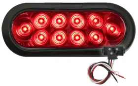 Stl74rbk Optronics - Led Tail Light Kit With Plug/grom Red Angle Pack Of 1
