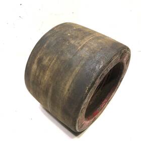Rockwood 33397-a Tractor Side Pto Wide Flat Belt Wood Pulley