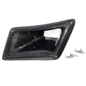 Secosautoparts 791319727411 Left Side Carbon Fiber Front Bumper Air Vents Intake Cover Trim Ducts