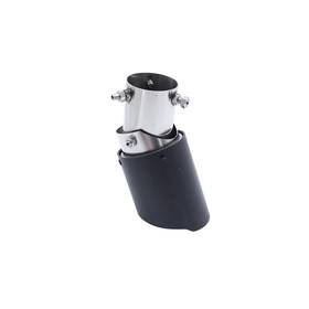 Shlpdfm Shu01143 1 Pc Real Carbon Fiber Auto Exhaust Pipe End Tips Matte Fits For Car