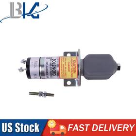 Sinocmp 1502-12c2u1b1s1 12v Fuel Shutoff Solenoid For Kubota Df750 Jlg Lift 1500-2040