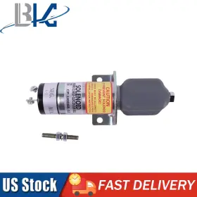 1502-12c2u1b1s1 Sinocmp 12v Fuel Shutoff Solenoid For Kubota Df750 Jlg Lift 1500-2040
