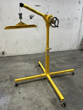 1a5360 Sky Hook Bth-1 Crane Hoist With Spreader Bar On Wheels 500 Lbs 1a5359