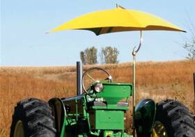 Snowco 405413 Yellow Tractor Umbrella Cover Shade Replacement 54 Inch Tu-56 Femco Nib
