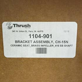 Thrush 1104-901 Bracket Assembly Ch-15n Ceramic Seat Brass Impeller 416 Ss Shaft