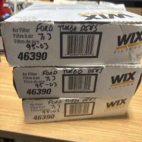46390 Wix Set Of Three/3/ Genuine Air Filter