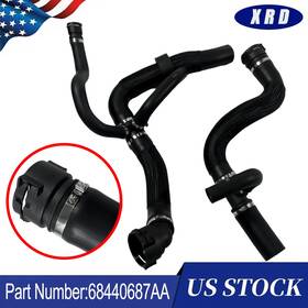 Xrd 68440687aa 2pcs Radiator Outlet&inlet Hose Fits For Jeep Sport Utility Vehicle 68246569aa