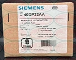 Siemens 40DP32AA Nema Size 120V Contactor New In Box Usa Stock. Price: $250.00.