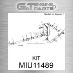 MIU11489 Kit Fits John Deere (surplus Open Box) New. Price: $165.62.