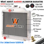 Aluminum Radiator For John Deere 5045D 5045E 5055D 5055E 5065E 5210 5310 SJ20650 New. Price: $299.00.
