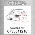 6735-01-1210 Gasket Kit Fits Komatsu (new Aftermarket). Price: $158.15.