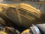 Cat 325L Radiator Shroud - Used P/n 7Y1693. Price: $279.99.