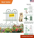 Amagabeli 14 Panels 32INH 20FTL Decorative Garden Fence No Dig Rustproof Meta... New. Price: $79.99.