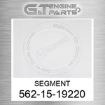 562-15-19220 Segment Fits Komatsu (new Aftermarket). Price: $115.58.