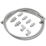 52" 6AN Braided Transmission Cooler Hose Lines,for Chevy Ford Mopar Gmc... New. Price: $70.65.