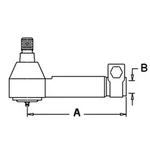 CAR49014 Right Hand Tie Rod Fits Ford/new Holland 8210 Tractor. Price: $114.95.