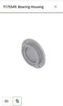 T175549 John Deere Bearing Housing New. Price: $49.99.