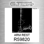 R59820 Arm Rest Fits John Deere (surplus Open Box) New. Price: $223.70.