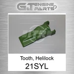 21SYL Tooth, Helilock Fits Caterpillar (new Aftermarket). Price: $56.58.