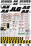 Fits Jlg 2030ES Scissor Lift Decal Kit Laminated 3M Vinyl - Free Shipping New. Price: $184.95.