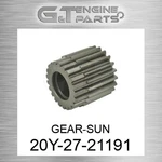 20Y-27-21191 Gear-sun Fits Caterpillar (new Aftermarket). Price: $65.83.