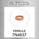 7N-4637 Ferrule Fits Caterpillar (new Aftermarket). Price: $37.96.