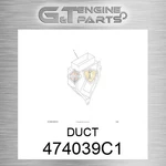 474039C1 Duct Fits International Truck (surplus Open Box) New. Price: $63.65.