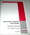 *case Ih 1020 Grain Header Operators/maintenance Manual 6-25680 Original! 2000 Very. Price: $37.49.
