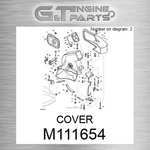 M111654 Cover Fits John Deere (surplus Open Box) New. Price: $43.44.