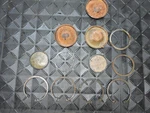3032E John Deere Front Axle Housing Collar Plugs & Snap-rings LVU20868 #121 For. Price: $19.00.