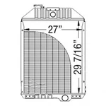 Radiator Fits John Deere 9960 9965 9970 AN195300 New. Price: $1609.00.