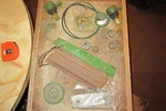 John Deere Temperature Gauge Tie Rod End Pulley Spacer Block 851120DY Collar Used. Price: $10.90.