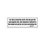 John 3:16 Sticker Decal New. Price: $54.99.