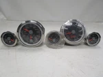 Faria Ranger Mph / Rpm Fuel Psi Volt Gauge (set Of 5) Silver Bezel Boat New. Price: $169.95.