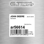 AR56614 Sender Fits John Deere (surplus Open Box) New. Price: $104.09.