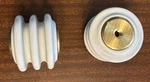 Meister Inter. #70150 Porcelain Insulator 3.125" Dia. X 2.75" Tall, (lot OF2)NEW. Price: $62.50.