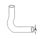Stevens Lake Parts Hose 70233431 Fits Case D15 New. Price: $18.95.
