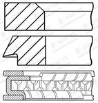 08-784100-00 Goetze Engine Piston Ring Set Ford Neu. Price: $21.76.