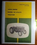 John Deere Model 40 Utility Tractor Owner's Operator's Manual OM-T6-1053 10/53 Brand. Price: $20.99.