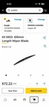 6V-5853 450MM Genuine Caterpillar Oem Windshield Wiper Blades. 2 Avalible New. Price: $23.58.