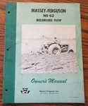 Massey Ferguson Mf No. 62 Moldboard Plow Operators Owners Manual 1959 Original Good. Price: $23.74.