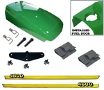 New Upper Hood With Assembled Fuel Door /catch /clips Fits John Deere 4600. Price: $189.99.