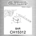 CH15312 Bar Fits John Deere (surplus Open Box) New. Price: $193.96.