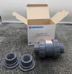 Hayward TB1125STE: 1-1/4" Pvc True Union Ball Valve Socket/threaded End New. Price: $33.75.