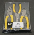 Caterpillar Tools 3PC Plier Set 233-1639 Slip, Needle Nose, And Side Cutter New. Price: $165.00.