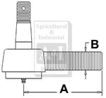 Tie Rod Compatible W/john Deere Massey Ferguson Ford New Holland Equipment. Price: $34.49.