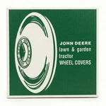 Chrome John Deere 12" Hub Caps M42184 Wheel Covers Baby Moons Lawn Tractor Used. Price: $124.50.