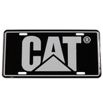 Caterpillar Heavy Equipment 3D Embossed Black & Grey Metal License Plate New. Price: $18.95.
